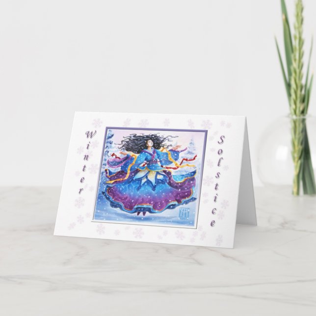 Winterschnee Karte (Vorderseite)