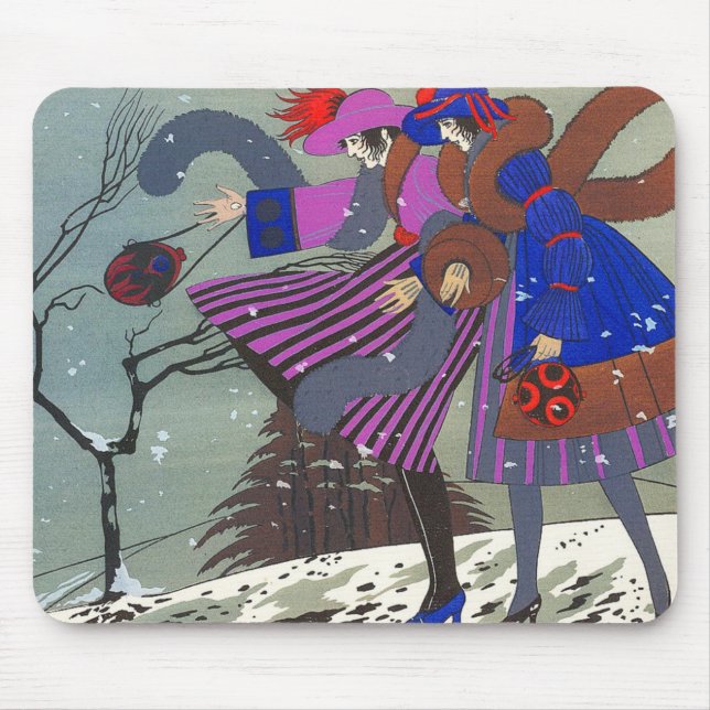 WINTERSCHNEE / MODEKOSTÜMDESIGNER MOUSEPAD (Vorne)