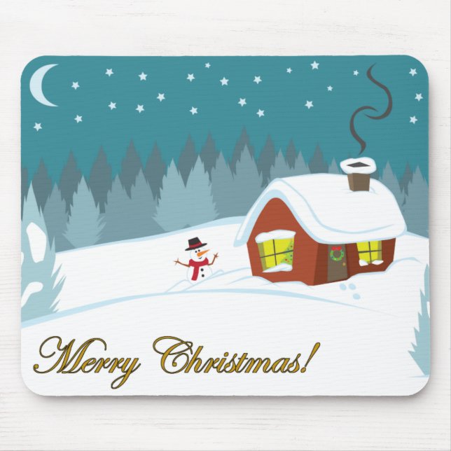 Winterschnee Mousepad (Vorne)