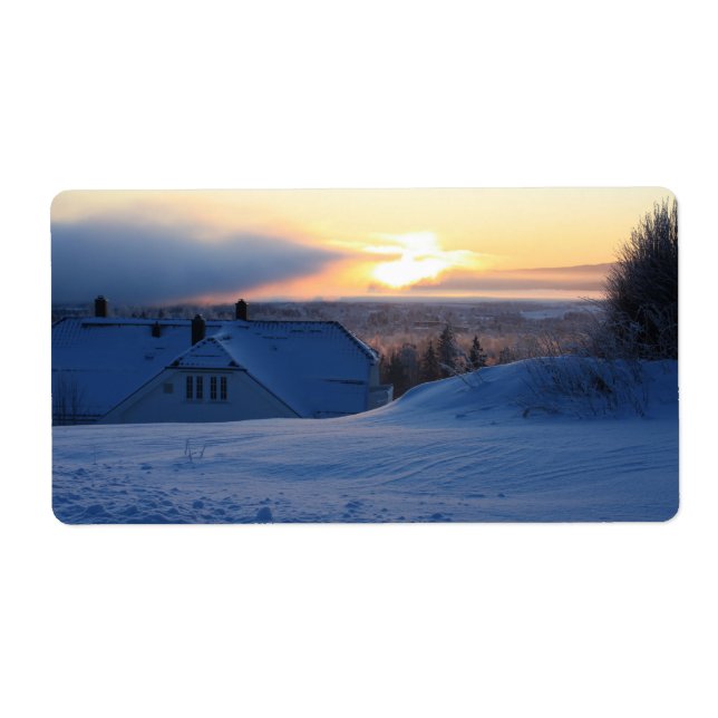 Winterschnee Norwegens (Vorne)
