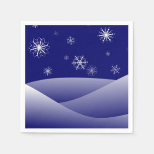 WINTERSCHNEE SERVIETTE