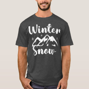 Winterschneebergsteigergipfel Schneeflocke Lo T-Shirt