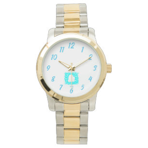Winterschneefeld Unisex Oversized Two-Tone Watch Armbanduhr