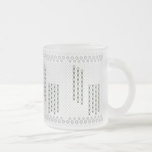 Winterschneeflocken Mattglastasse