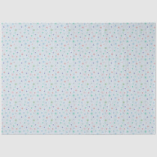 Winterschneeflocken Multicolor Retro Inspiriert Seidenpapier