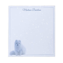 Winterschneeflocken Niedlich Fox Personalisiert Bl