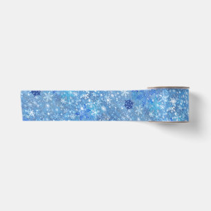 Winterschneeflocken Satinband