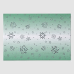 Winterschneeflocken Seidenpapier