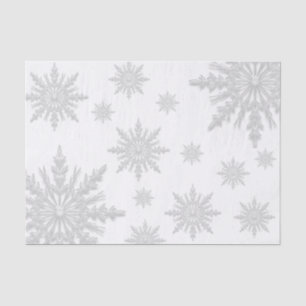 Winterschneeflocken Seidenpapier