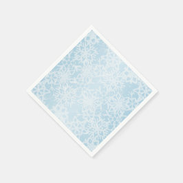 Winterschneeflocken Serviette