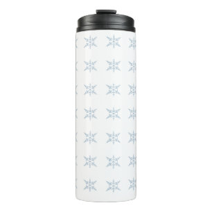 Winterschneeflocken Thermosbecher