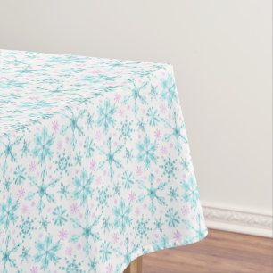 Winterschneeflocken Tischdecke