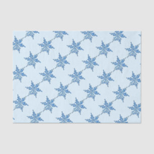 Winterschneeflockendesign für Weihnachten 3 Seidenpapier