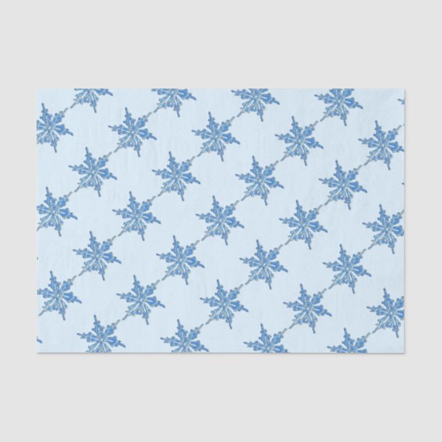 Winterschneeflockendesign für Weihnachten 3 Seidenpapier (Vorderseite)