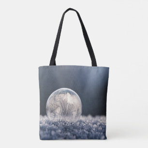 Winterschneegefrierblase Tasche