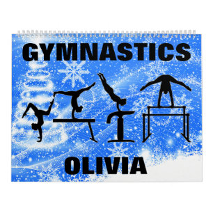 Winterschneekalender für Gymnastik Kalender