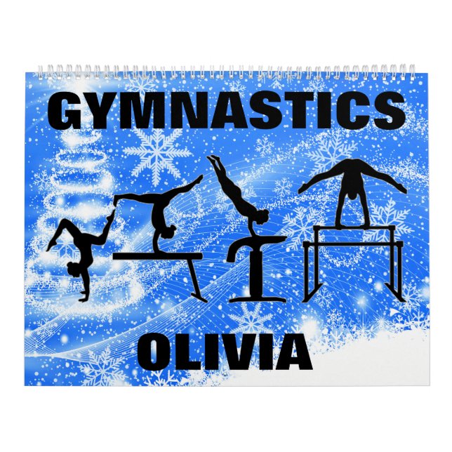 Winterschneekalender für Gymnastik Kalender (Titelbild)