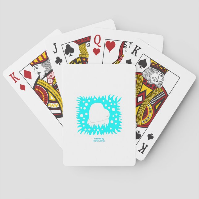 Winterschneekarte Spielkarten (Rückseite)