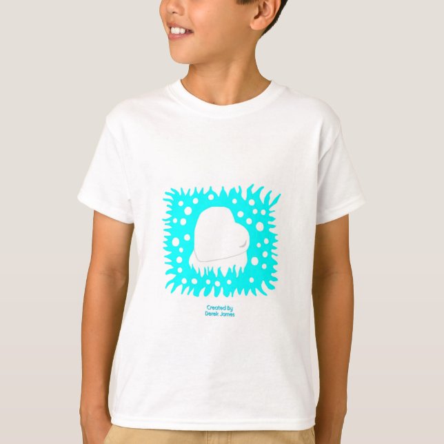 Winterschneekerne Weiße Basic T Shirt (Vorderseite)