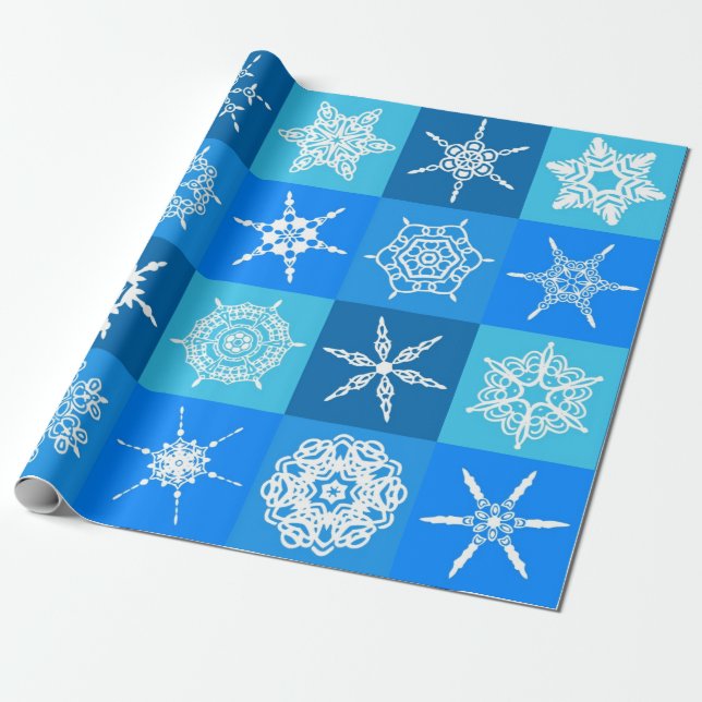 Winterschneepapier Geschenkpapier (Ungerollt)
