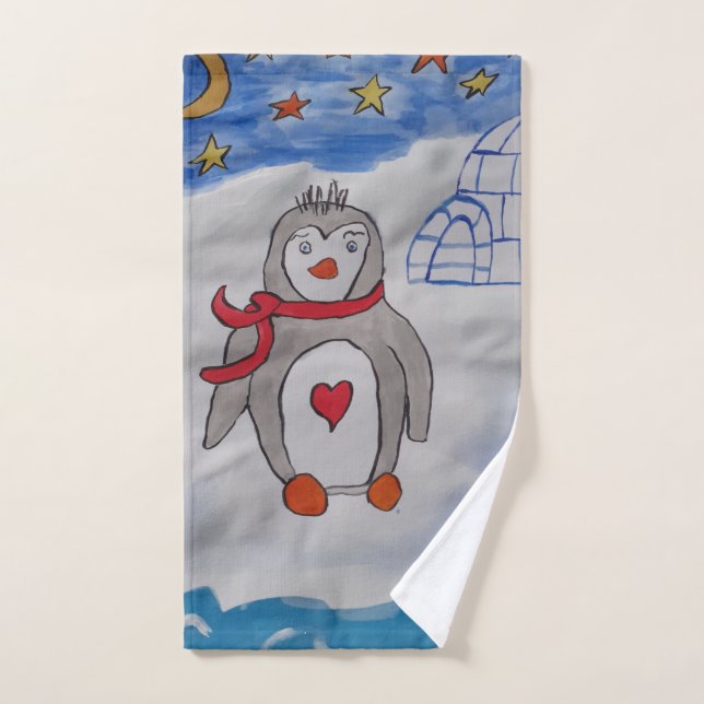 Winterschneepinguin-Handtuch Handtuch (Handtuch)