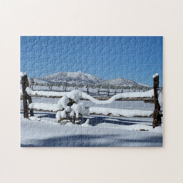 Winterschneeszene im Norden von Arizona (Horizontal)