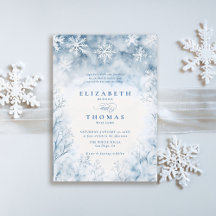 Winterschneewald Rustikale Hochzeit