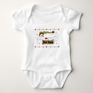 Wintersegmente - Hemden und Geschenke Baby Strampler