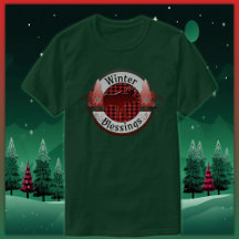 Wintersegmente Kariertes Elch-Abzeichen