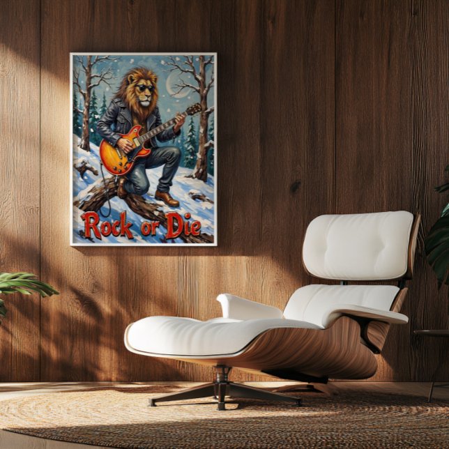 Winterserenade: Löwengefrorene Riffs Poster (Von Creator hochgeladen)