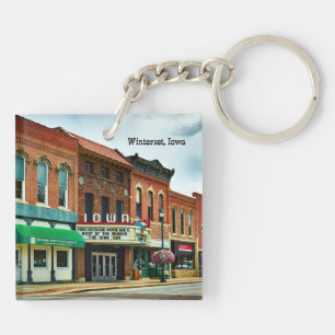 Winterset, Iowa, Stadtplatz Schlüsselanhänger