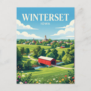 Winterset USA Postkarte