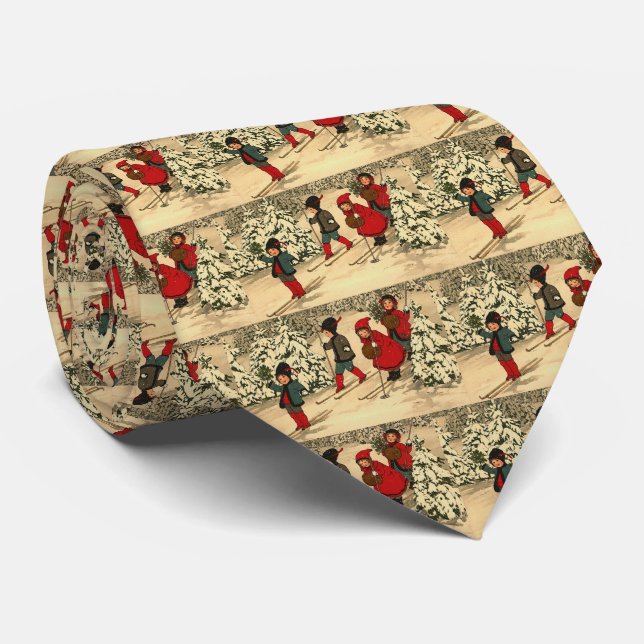 Winterski Krawatte (Gerollt)