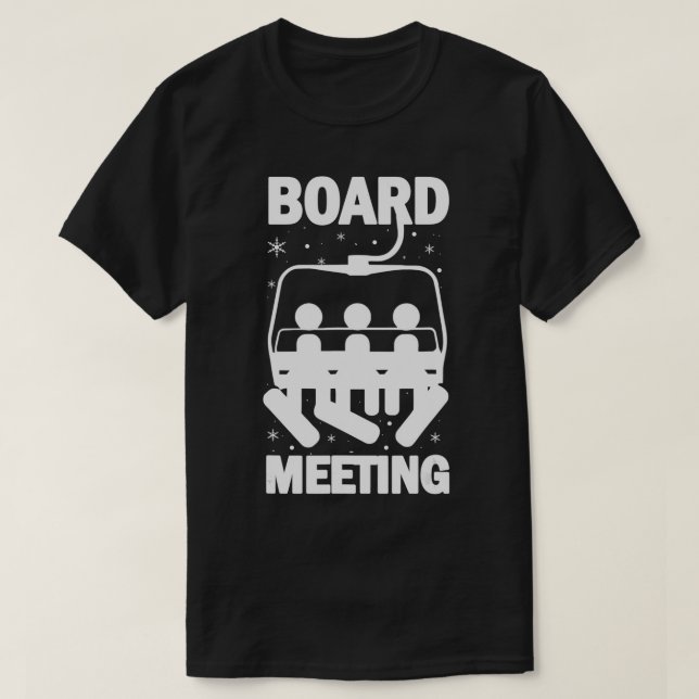 Winterski T-Shirt (Design vorne)