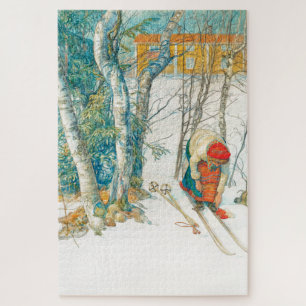 Winterski von Carl Larsson