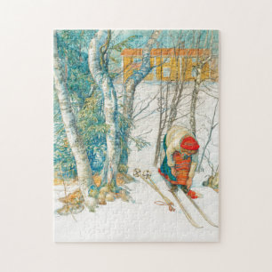 Winterski von Carl Larsson