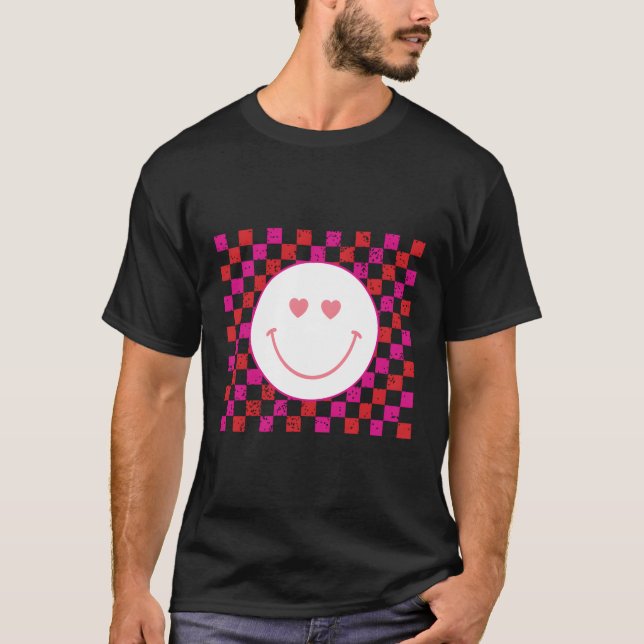 WinterSmiley Face Liebe T-Shirt (Vorderseite)