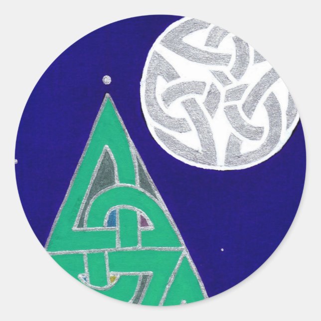 Wintersolstice (Detail Version 2) Aufkleber (Vorderseite)