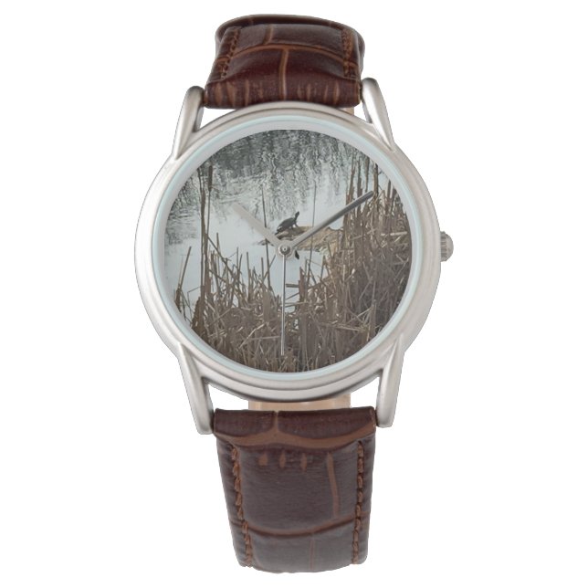 Wintersonne Armbanduhr (Vorderseite)