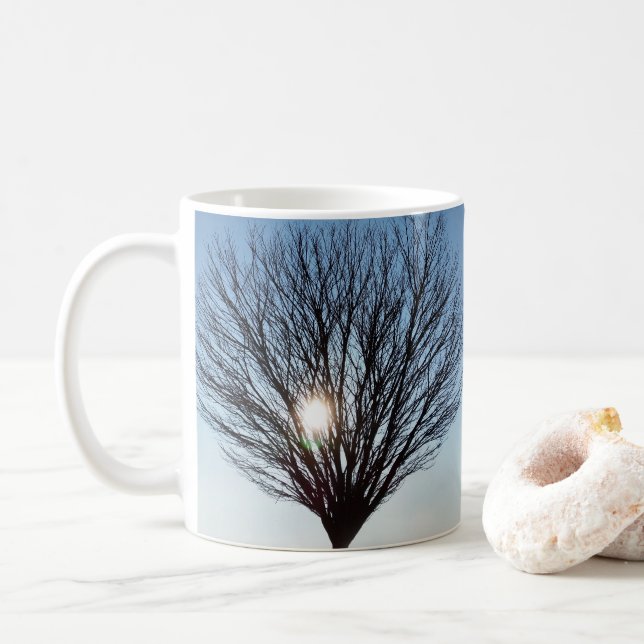 Wintersonne Kaffeetasse (Mit Donut)