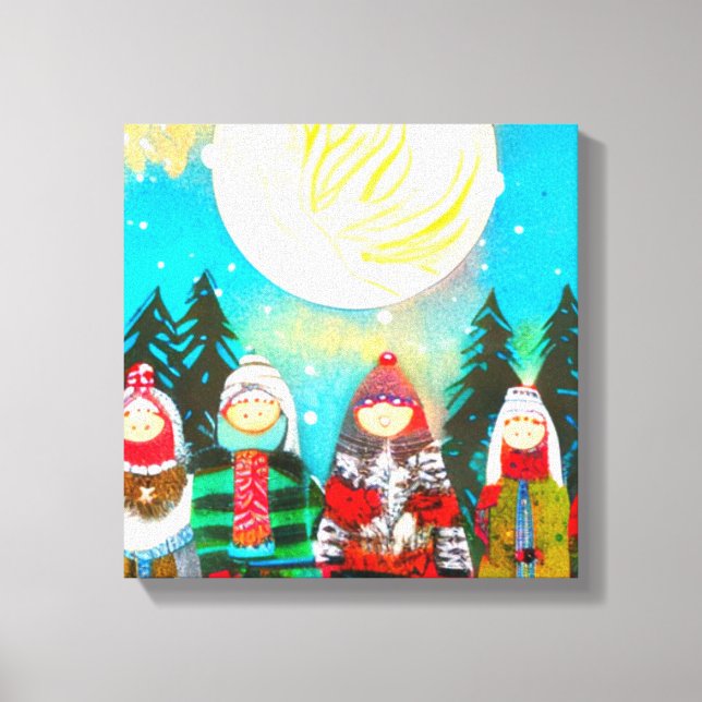 Wintersonne Leinwanddruck (Vorderseite)