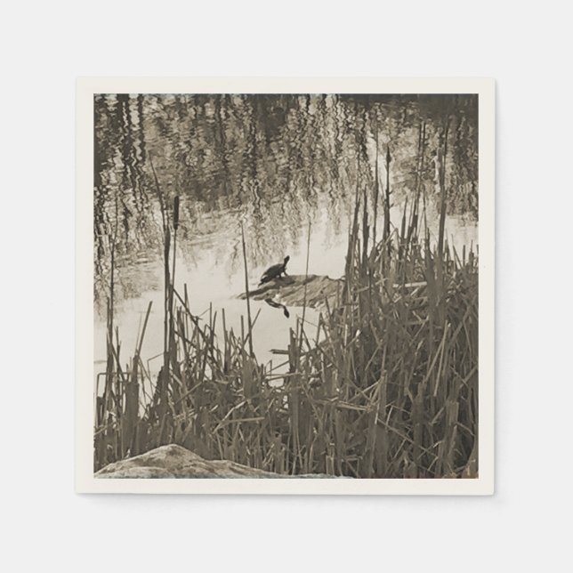 Wintersonne Serviette (Vorderseite)