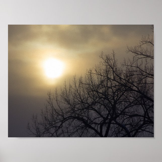 Wintersonnenaufgang, Ohio Poster (Vorne)