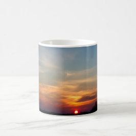 Wintersonnenhimmel Kaffeetasse