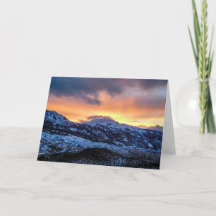 Wintersonnennotecard Karte