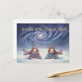 Wintersonnenwende Postkarte