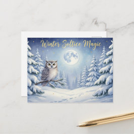 Wintersonnenwende Postkarte