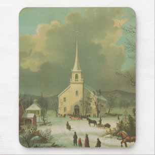 Wintersonntag in alten Zeiten Mousepad