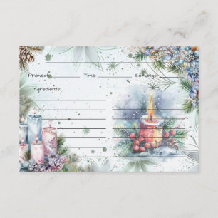 Winterspeckkarte Begleitkarte