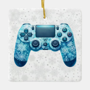 Winterspiel-Controller-Ornament Keramikornament